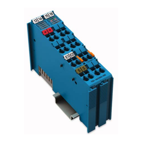 WAGO I/O-SYSTEM 750 MANUAL Pdf Download | ManualsLib