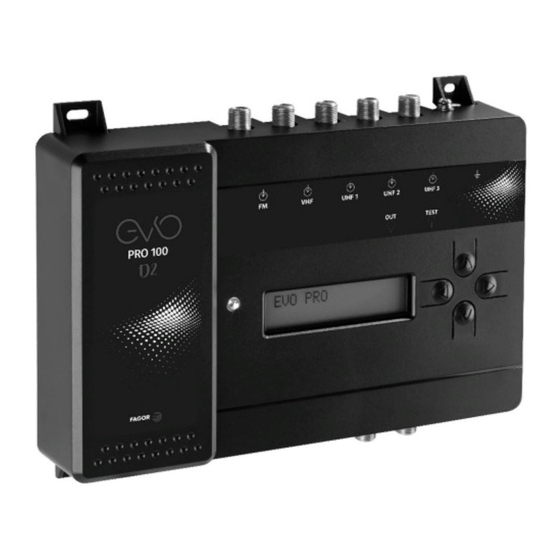 FAGOR EVO PRO 100 D2 MANUAL Pdf Download ManualsLib