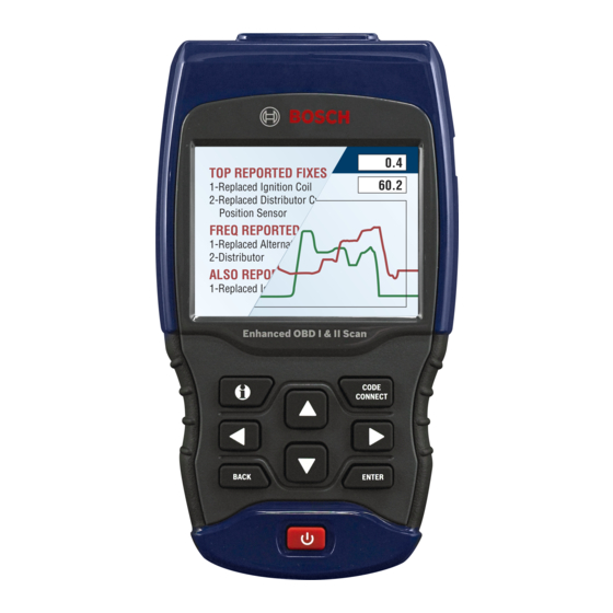 BOSCH OBD1300 QUICK START MANUAL Pdf Download ManualsLib