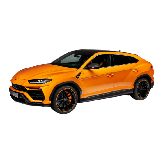 LAMBORGHINI URUS Quick Manual