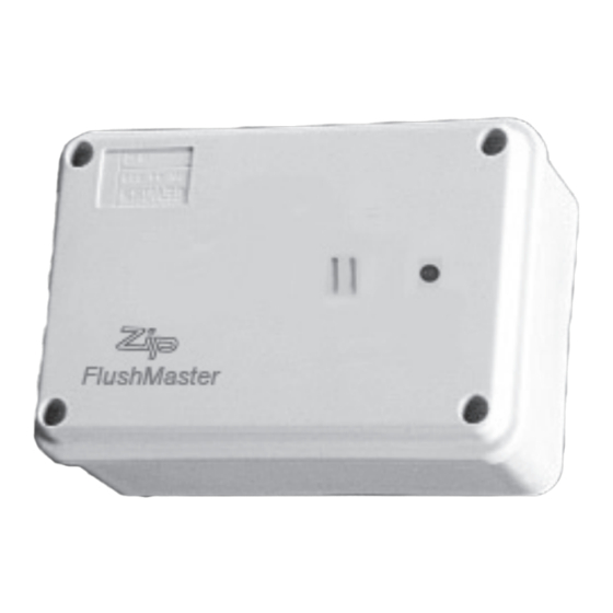 ZIP FLUSHMASTER 40090 INSTALLATION INSTRUCTIONS & USER MANUAL Pdf