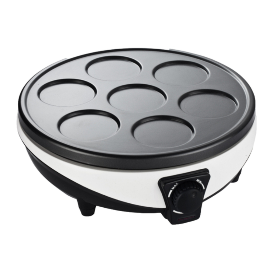 NUTRICHEF PKCYM15 - Electric Crepe Maker Manual