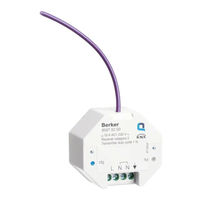 Berker 8587 52 00 Operating Instructions