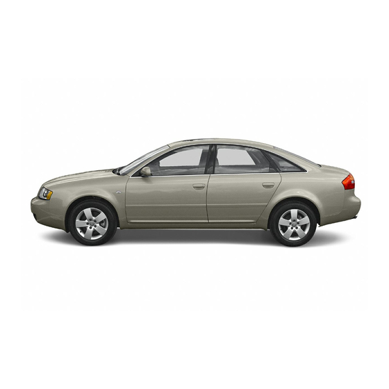 Audi A6 Quick Reference Manual