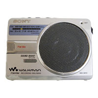 Sony Walkman WM-SR10 Service Manual