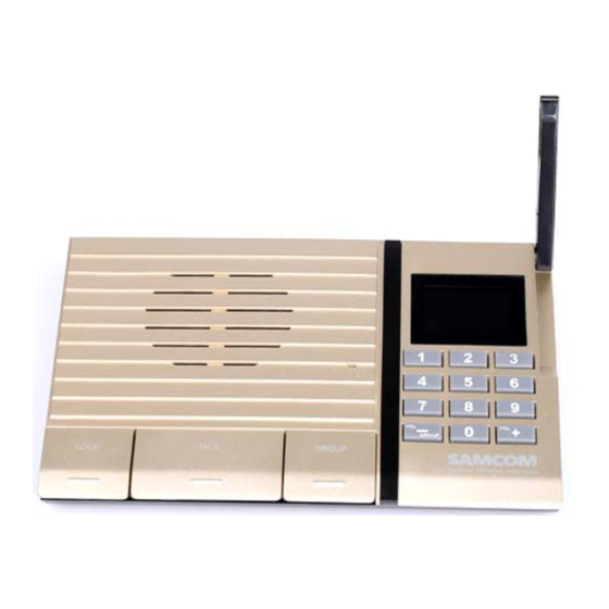 SAMCOM FTAN20AA Instruction Manual