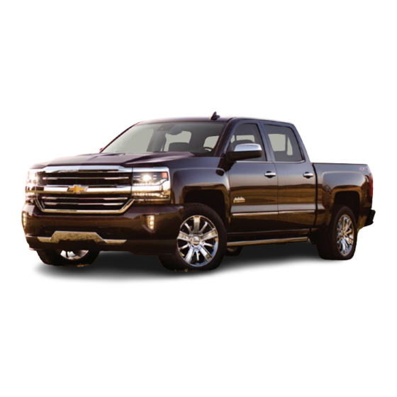 Chevrolet SILVERADO 2018 Getting To Know Manual
