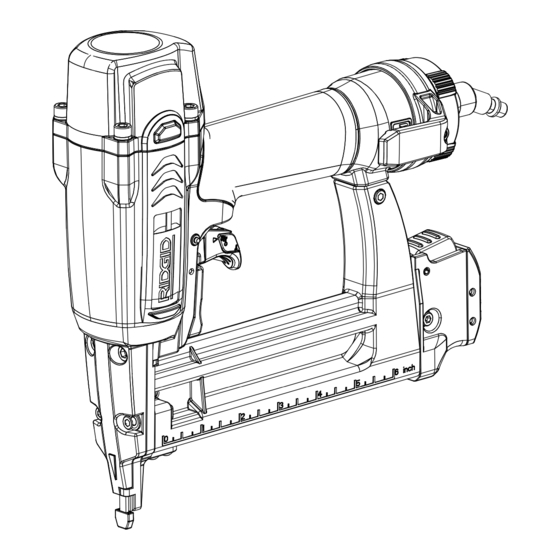 RIDGID FINISH STAPLER R150FSA Operator's Manual