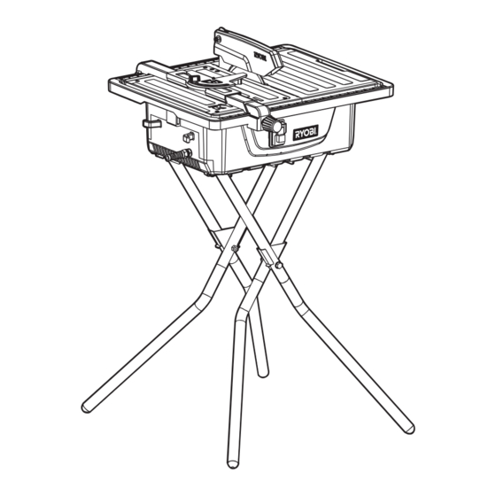Ryobi RTS721S Operator's Manual