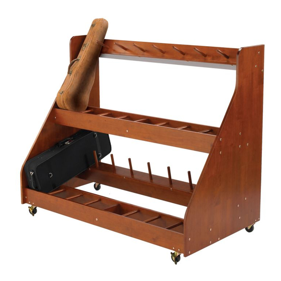 Wenger Violin / Viola Storage Rack Assembly Instructions Manual