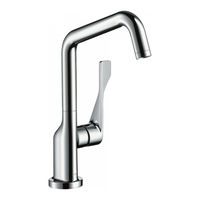 Hansgrohe Axor Citterio 39850 Series Instructions For Use/Assembly Instructions