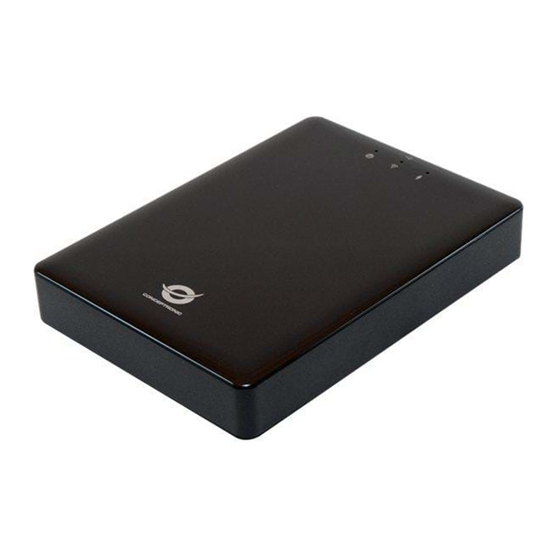Conceptronic StreamVault CSVW25DC Multi Language Quick Manual