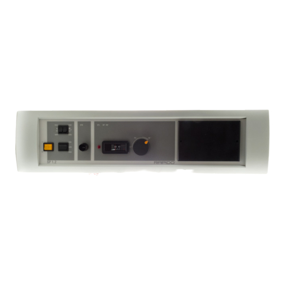 Rapido SP 1.1 Installation Instructions Manual