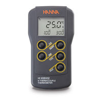 Hanna Instruments HI935005 Instruction Manual