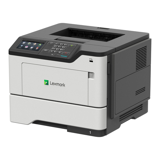 Lexmark MS622DE Quick Reference