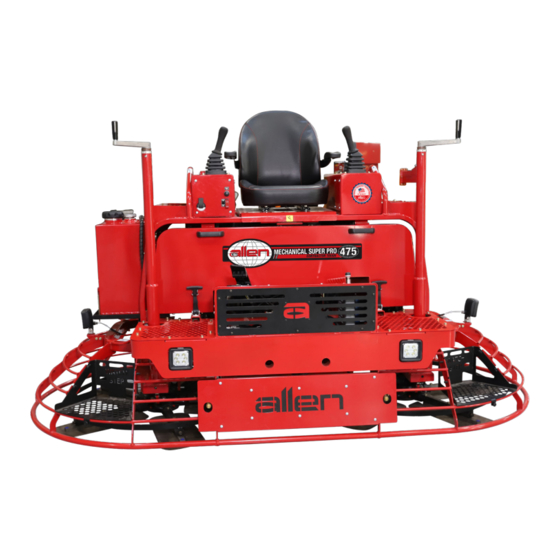 allen MSP475 Parts & Decals Manual