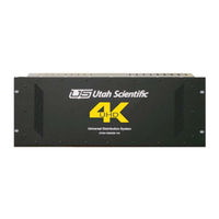 UTAH SCIENTIFIC UHD 12G Set Up And Operation Manual