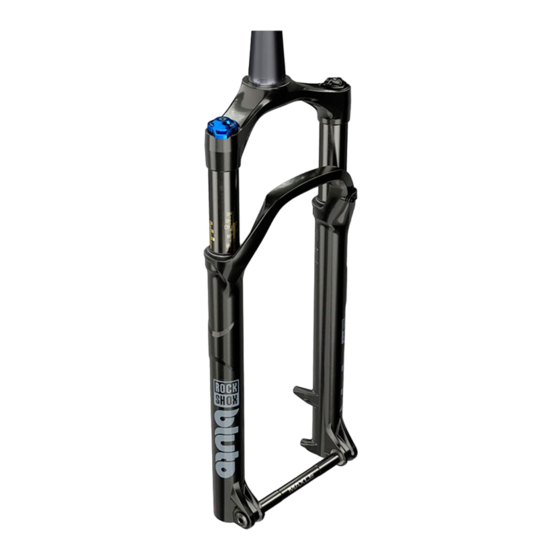 RockShox Reba 2017 Service Manual