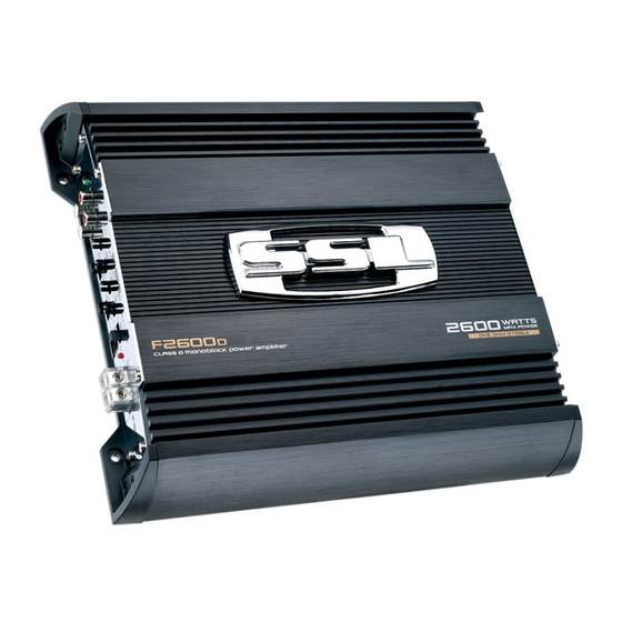 Ssl Force F2600D User Manual