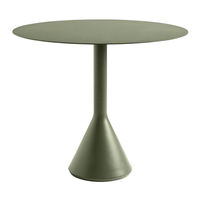 Hay PALISSADE CONE TABLE Instruction Manual