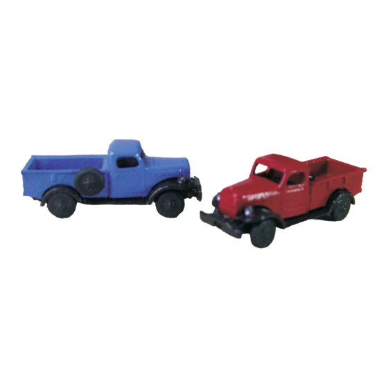 Eaelec Z-Scale Dodge Power Wagon Assembly Instructions