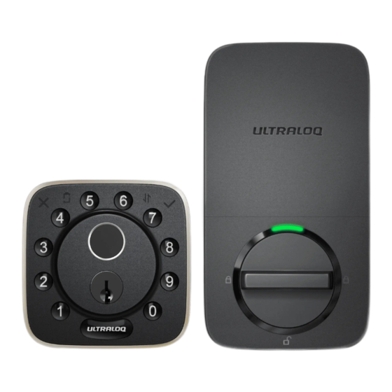 U-tec ULTRALOQ Installation And User Manual