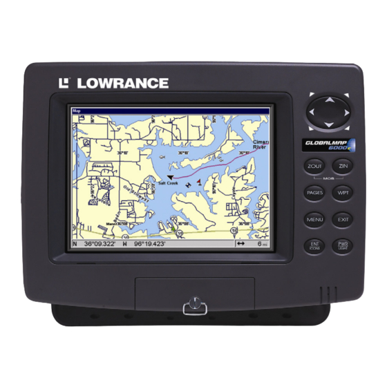 Lowrance GlobalMap 5000C Manuals