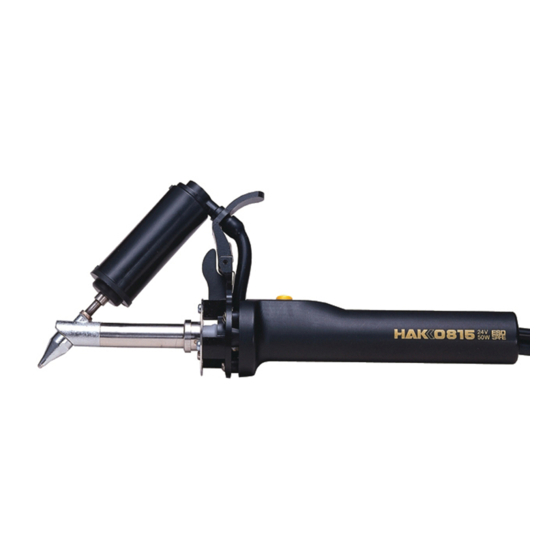 Hakko Electronics 815 Manual