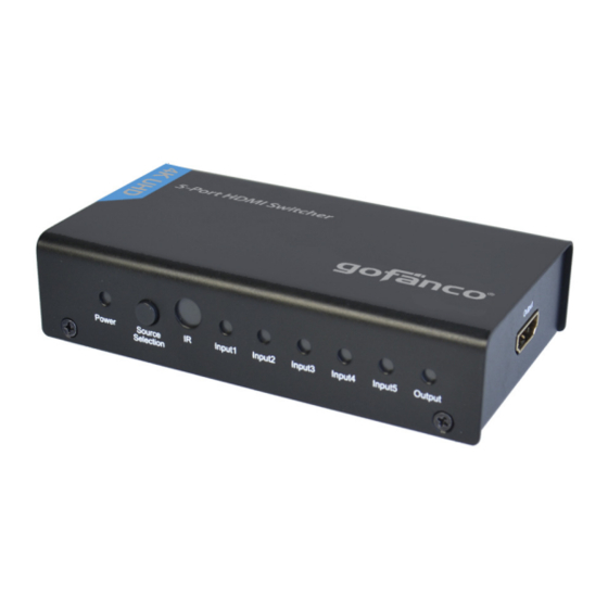 gofanco Switcher5p User Manual