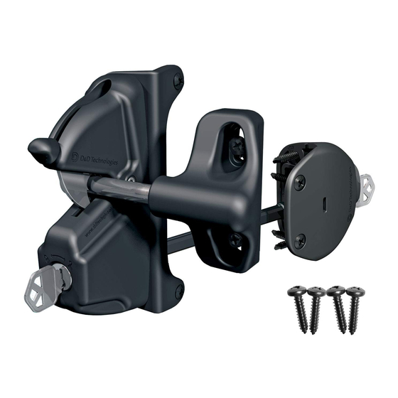 D&D Technologies Lokk-Latch Quick Start Manual