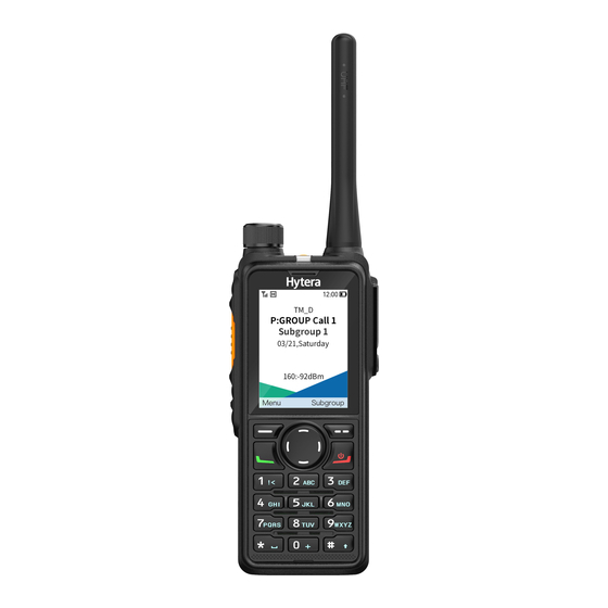 Hytera HP7 Series Instructions Manual