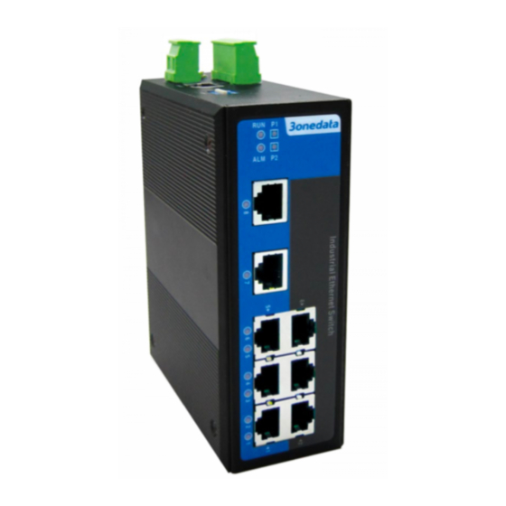3onedata IES318 Series Quick Installation Manual