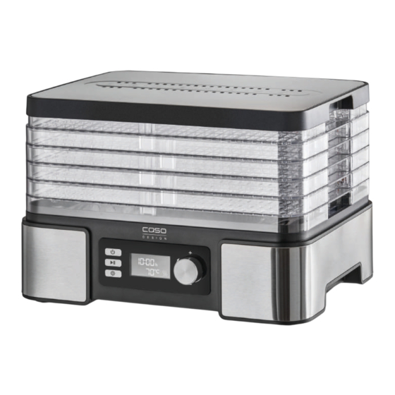 CASO DESIGN DH 450 Instruction Manual