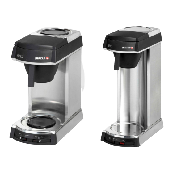 Marco FILTRO Manual-Fill Jug Service Manual
