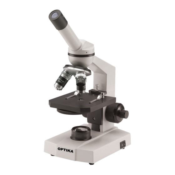 Optika ECOVISION M-100FL Operation Manual