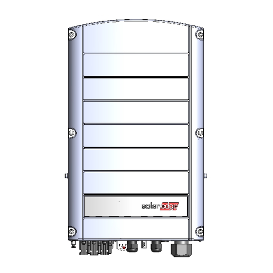 SolarEdge RS485 Plug-in Installation Manual