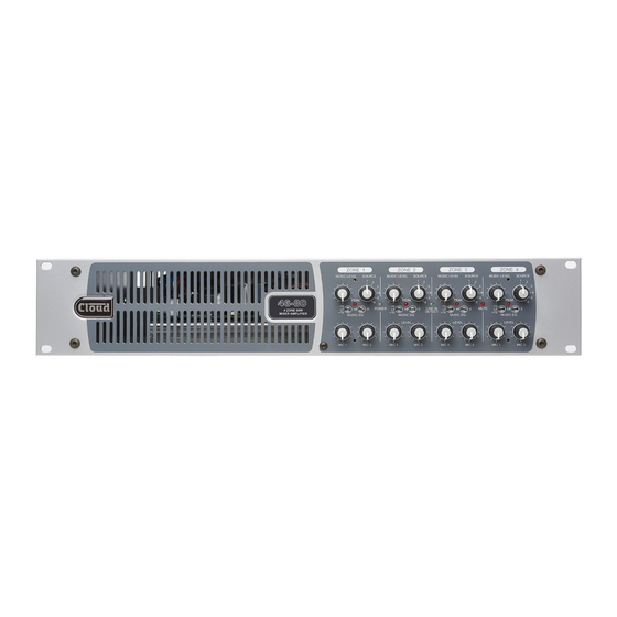 Cloud 46-80 Installation And User Manual
