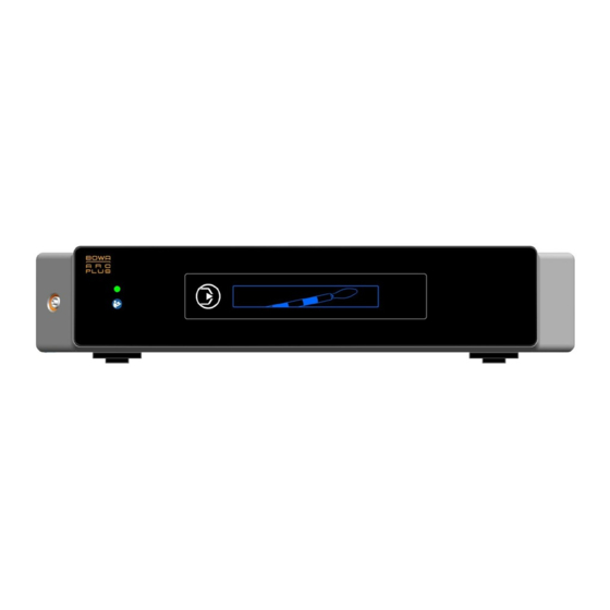 Bowa ARC PLUS Operating Manual