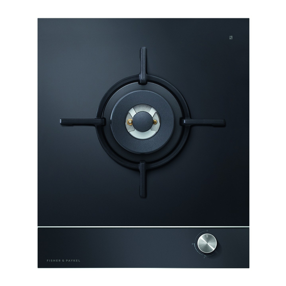 Fisher & Paykel CG301D Manual