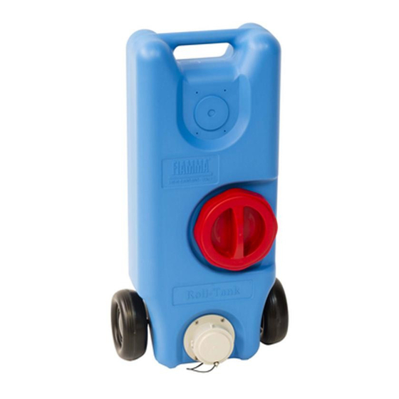Fiamma Roll-Tank Series Installation And Usage Instructions