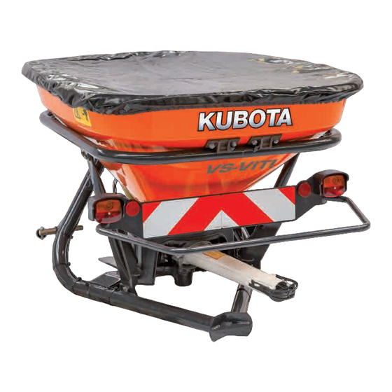 User Manuals: Kubota VS220-330 Spreader