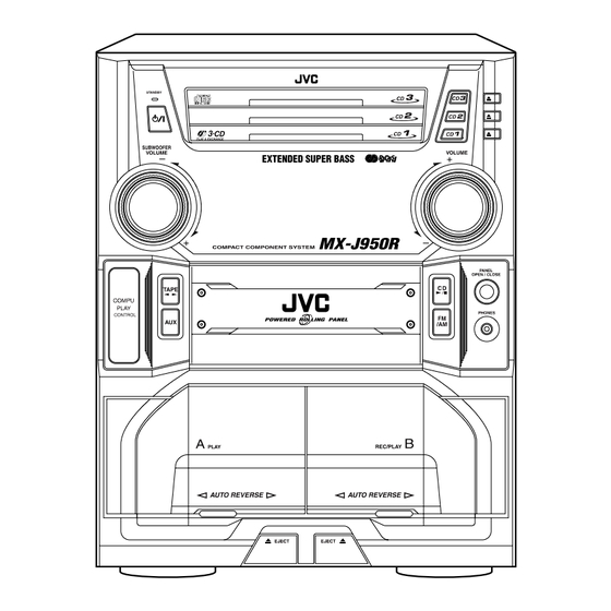 JVC CA-MXJ950RB Instructions Manual