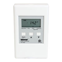 Tekmar DHW Control 257 Manual