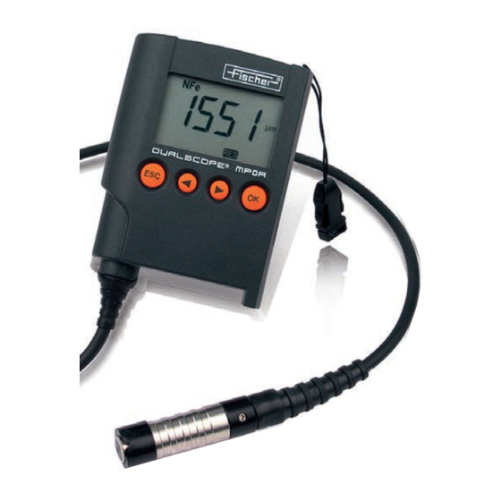FISCHER PERMASCOPE MP0R Operator's Manual