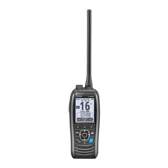 Icom IC-M93D Instruction Manual