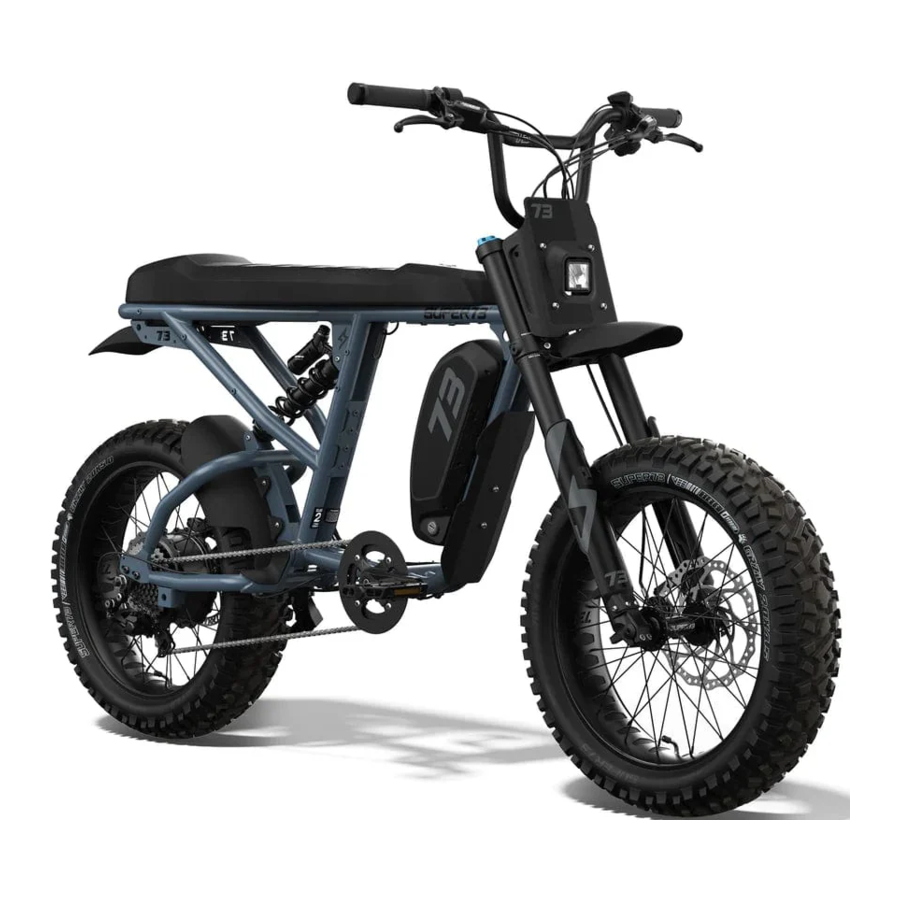 SUPER73 ADVENTURE R Manual