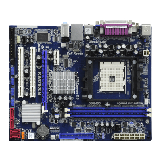 ASROCK K8A780LM Installation Manual