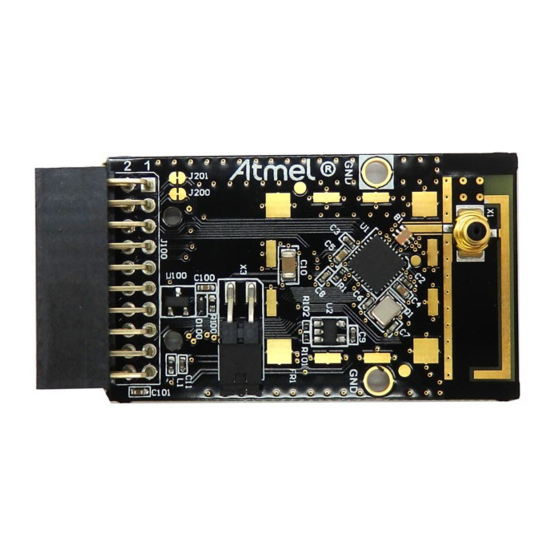 Atmel REB233-XPRO Manuals