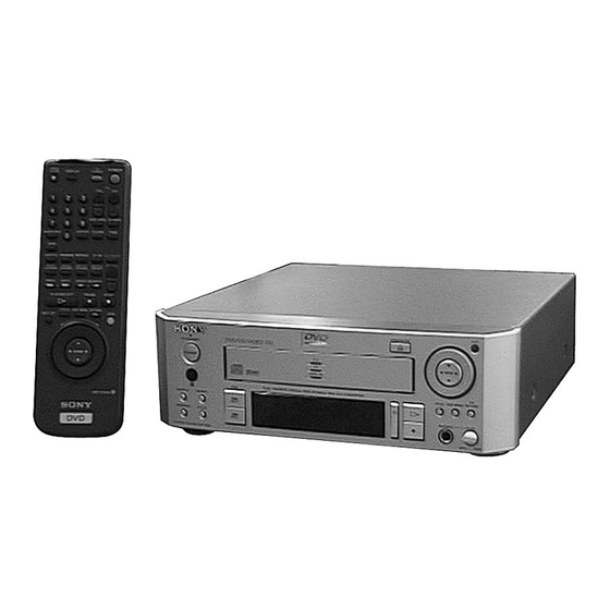 Sony DVP-M35 Service Manual