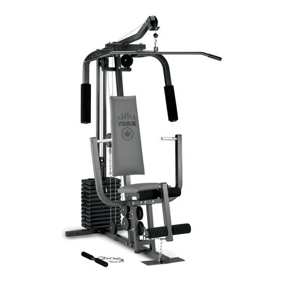 York 2002 multi gym manual sale